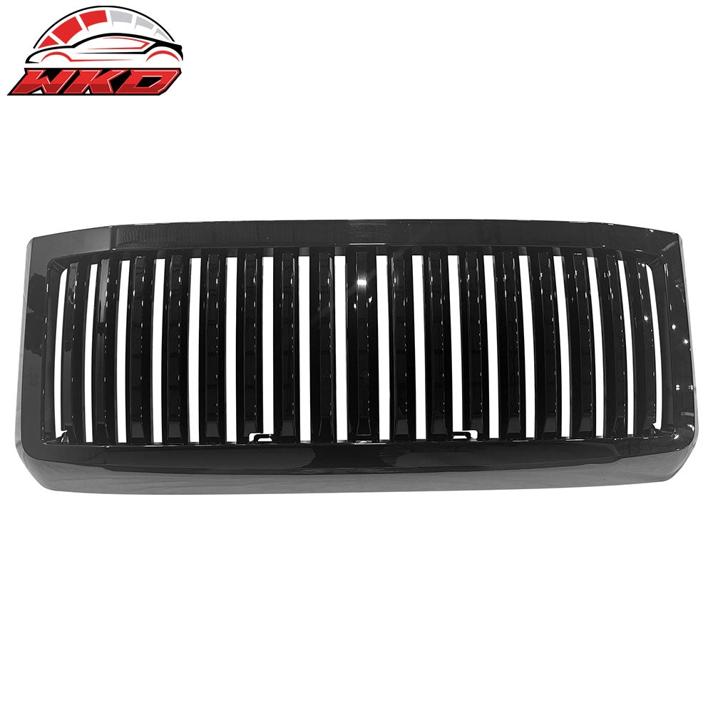 Wholesale 08-10 Ford F-250 Super Duty Vertical Bar Style Front Grille ABS Gloss Black