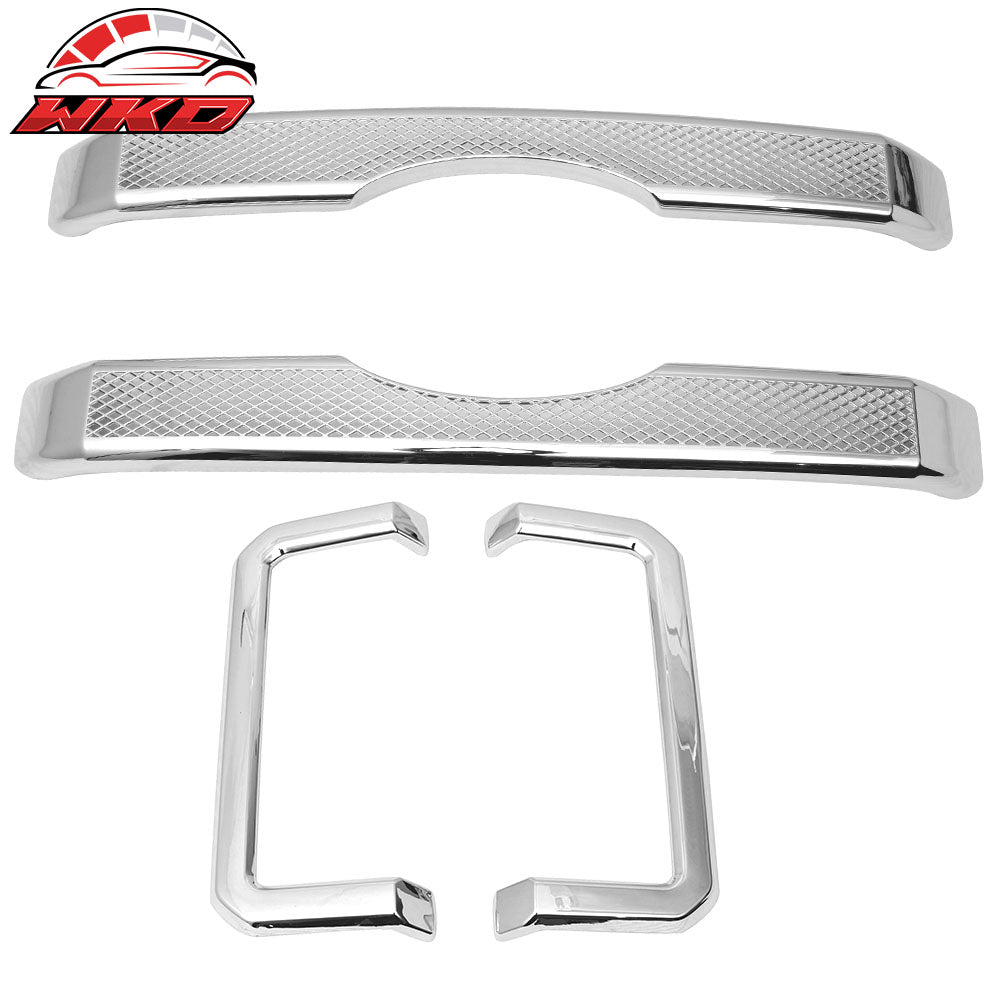 Fits 11-16 Ford F250 350 450 Super Duty 4PCS Moulding Front Mesh Grill Grille