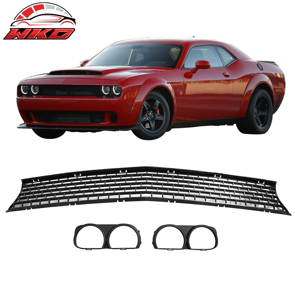 Wholesale For 15-23 Challenger SRT Hellcat OE Style Upper Radiator Grille Headlight Bezels