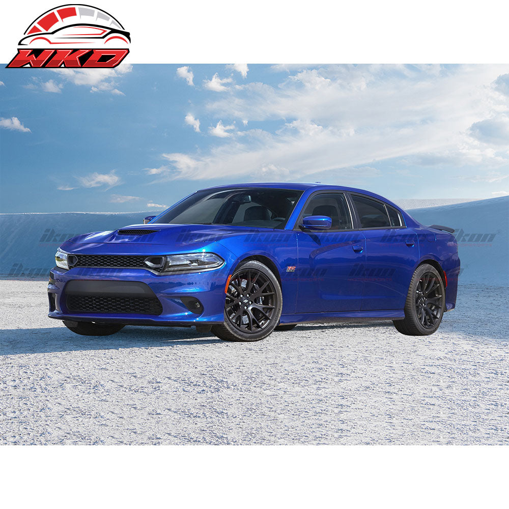 Fits 15-23 Dodge Charger SRT Scat Pack Daytona Upper Grille w/ Bezels Dual Inlet