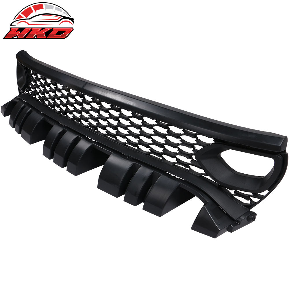 Fits 15-23 Dodge Charger SRT Scat Pack Daytona Upper Grille w/ Bezels Dual Inlet