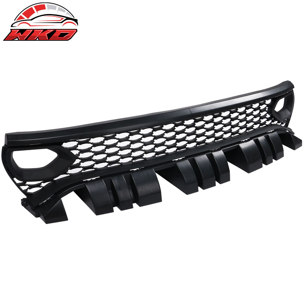 Fits 15-23 Dodge Charger SRT Scat Pack Daytona Upper Grille w/ Bezels Dual Inlet