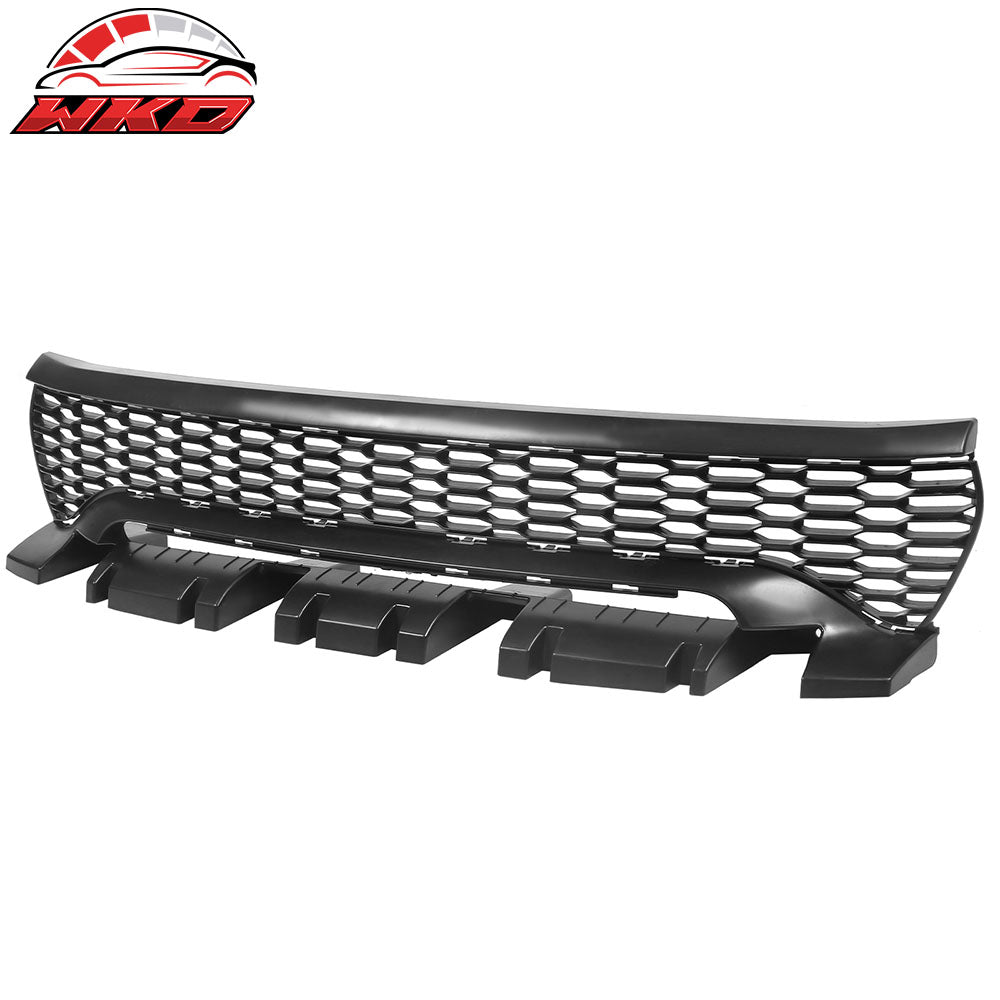 Fits 20-23 Charger Widebody Sedan OE Style Front Bumper Hood Mesh Upper Grille
