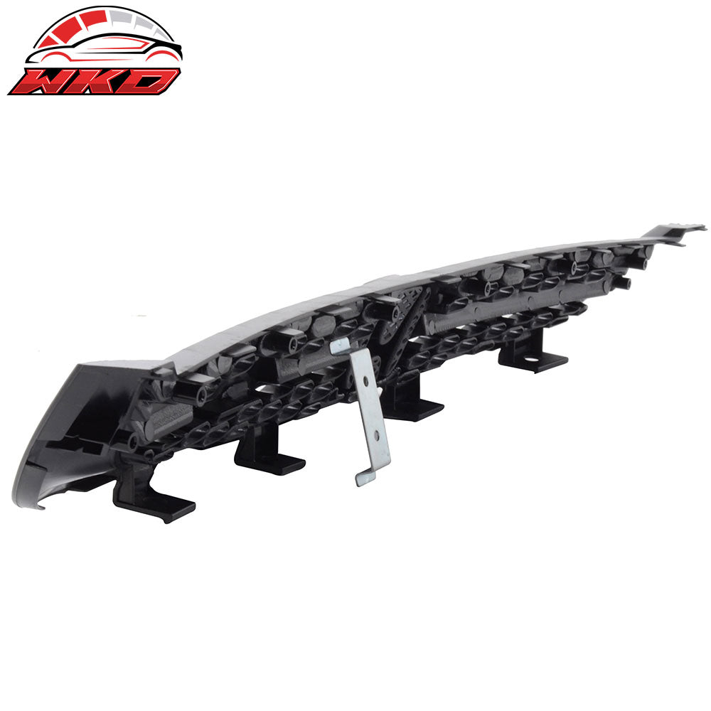 Fit 01-03 Honda Civic RS Style Unpainted Black Front Upper Hood Grille Grill ABS