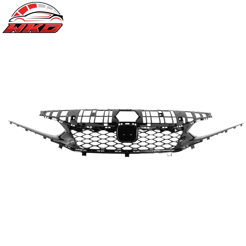 Wholesale 22-24 Honda Civic Si & Hatchback Type R Style Upper Grille Gloss Black ABS