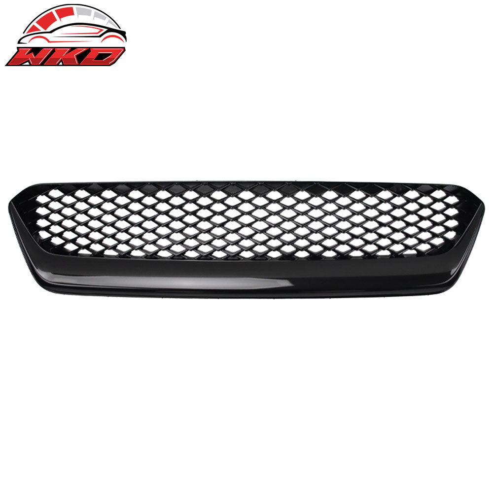 Wholesale 15-17 Subaru WRX STI JDM Style Front Bumper Upper Grille Gloss Black ABS