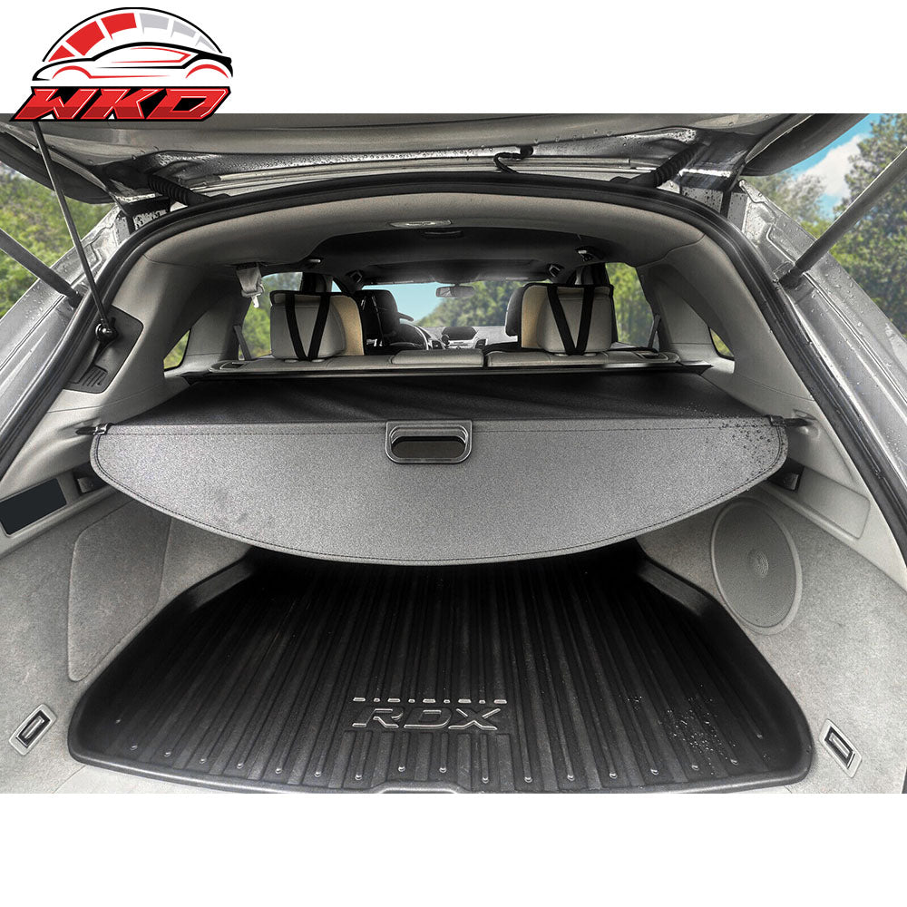 Fits 13-18 Acura RDX Rear Cargo Cover Retractable Security Luggage Shade Black