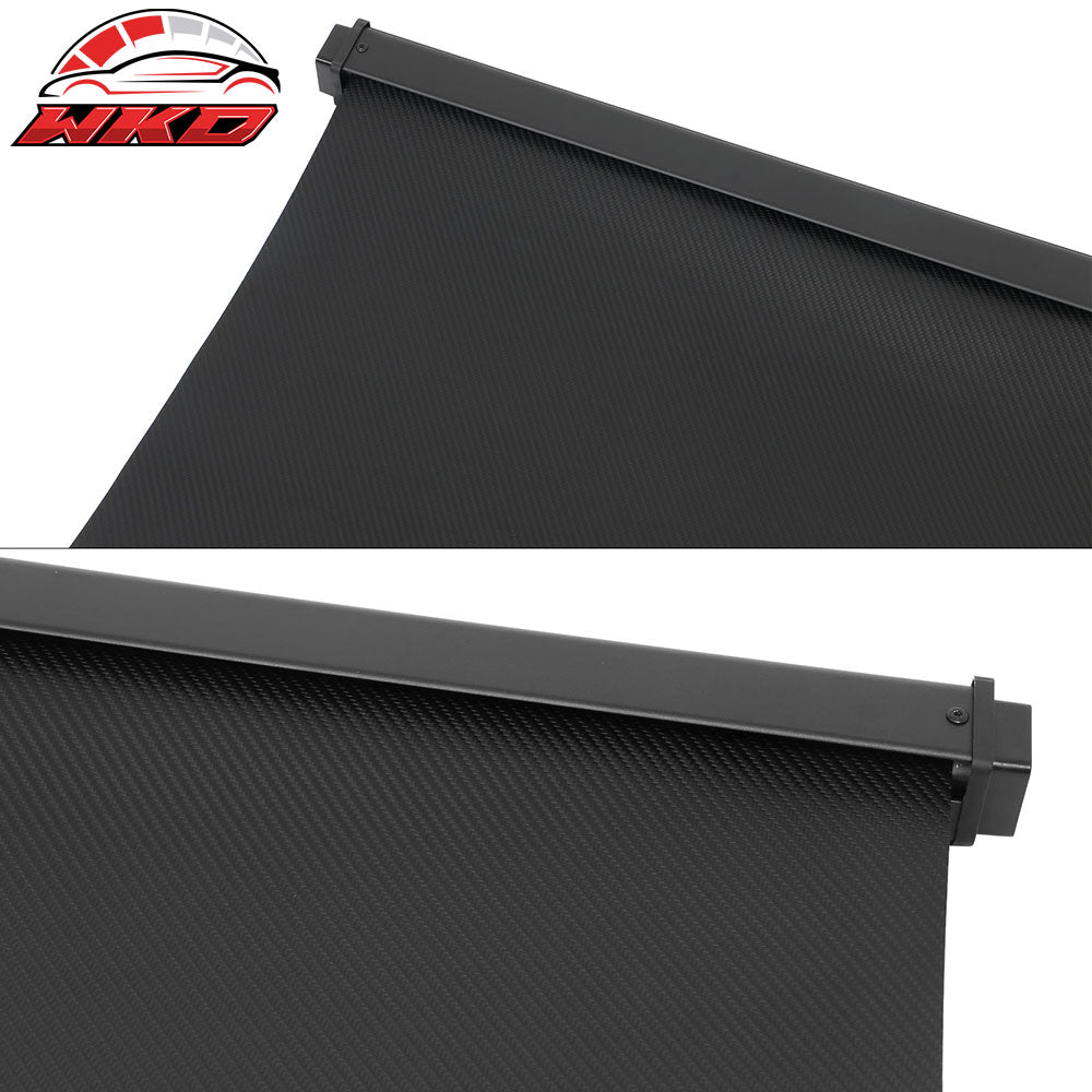 Fits 21-25 Buick Envision Retractable Rear Trunk Cargo Cover Carbon Fiber Print