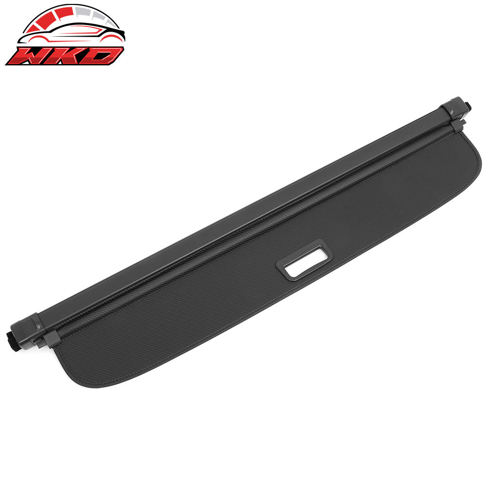 Fits 23-26 Cadillac LYRIQ Carbon Fiber Print Retractable Rear Trunk Cargo Cover