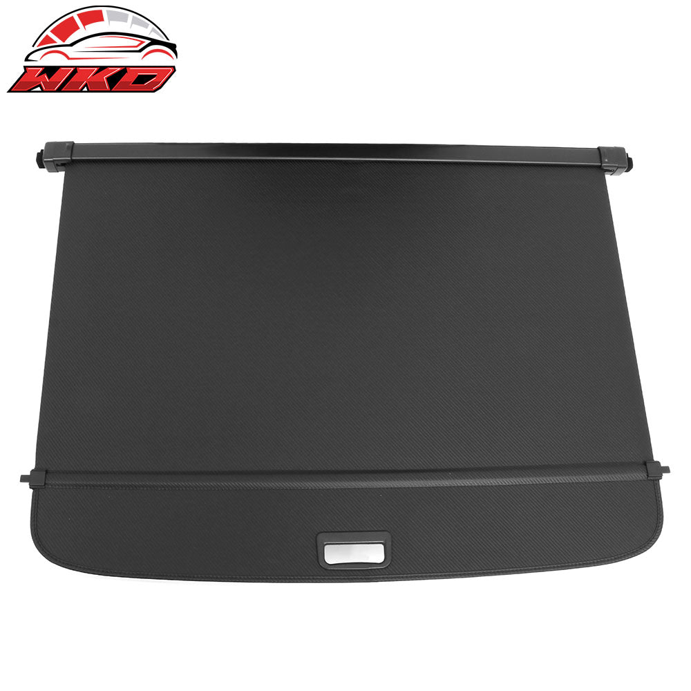 Fits 23-26 Cadillac LYRIQ Carbon Fiber Print Retractable Rear Trunk Cargo Cover