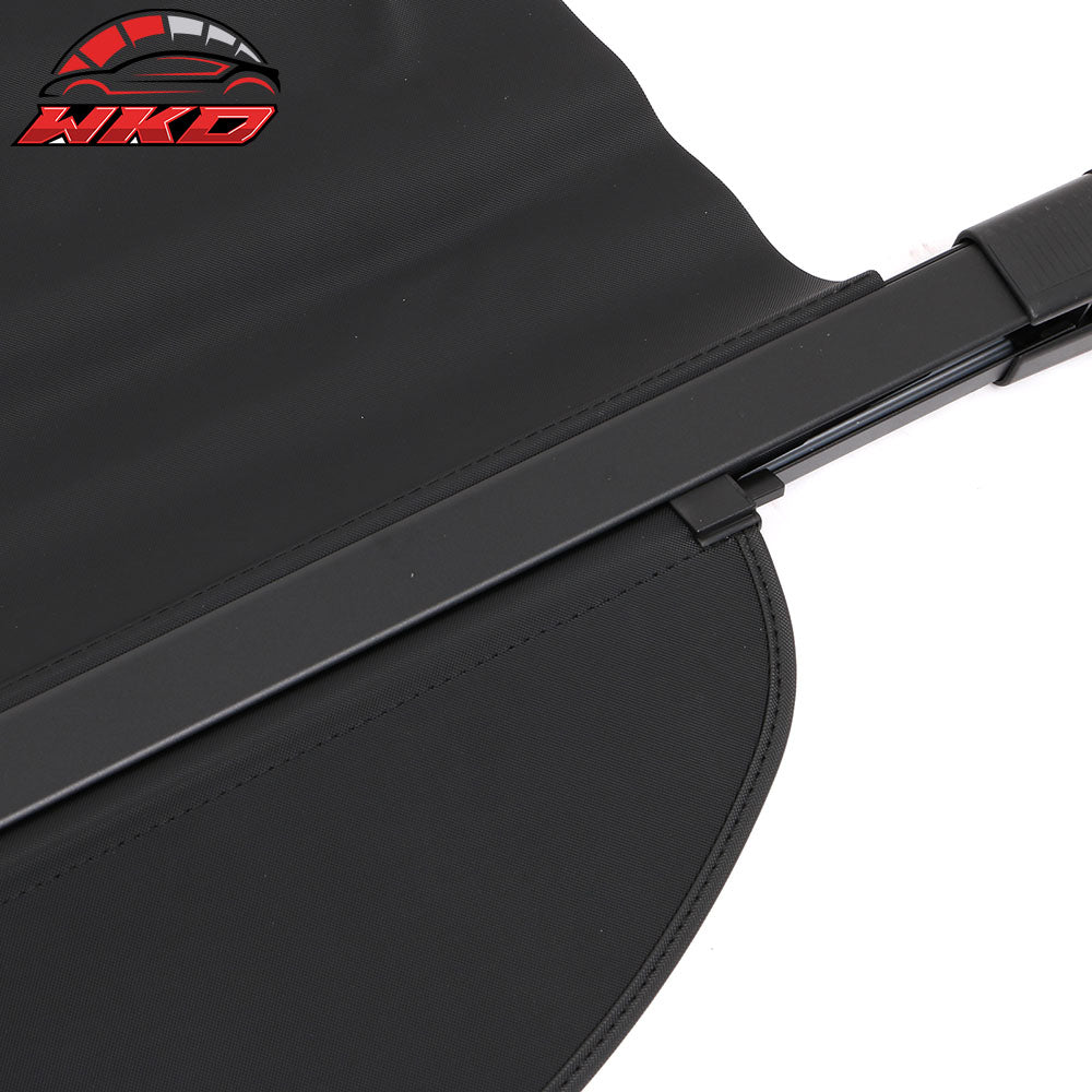 Fits 23-26 Honda Pilot Retractable Rear Trunk Cargo Cover Luggage Shade Black