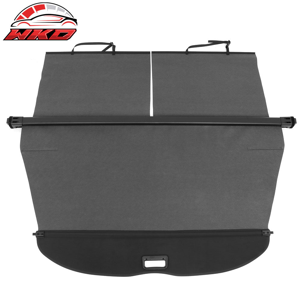 Fits 23-26 Honda Pilot Retractable Rear Trunk Cargo Cover Luggage Shade Black