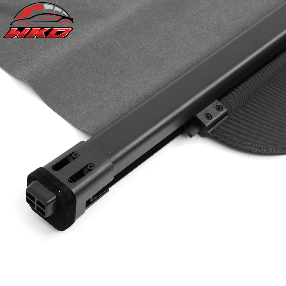 Fits 23-26 Honda Pilot Retractable Rear Trunk Cargo Cover Luggage Shade Black