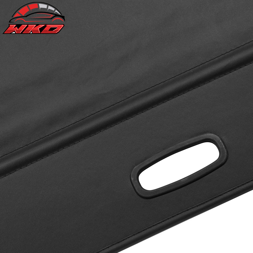 Fits 19-23 Hyundai Santa Fe Retractable Rear Trunk Cargo Cover Organizer Black