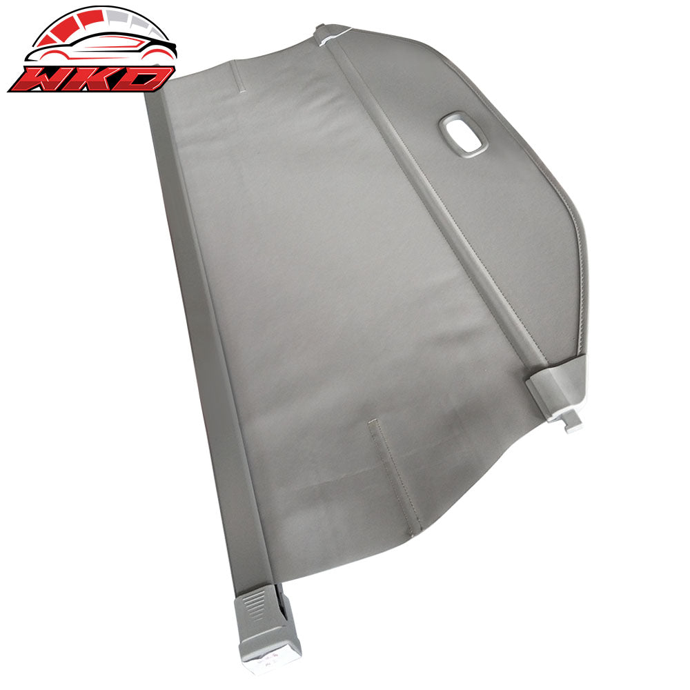 Fits 19-23 Hyundai Santa Fe Retractable Rear Trunk Cargo Cover Shield Shade Grey