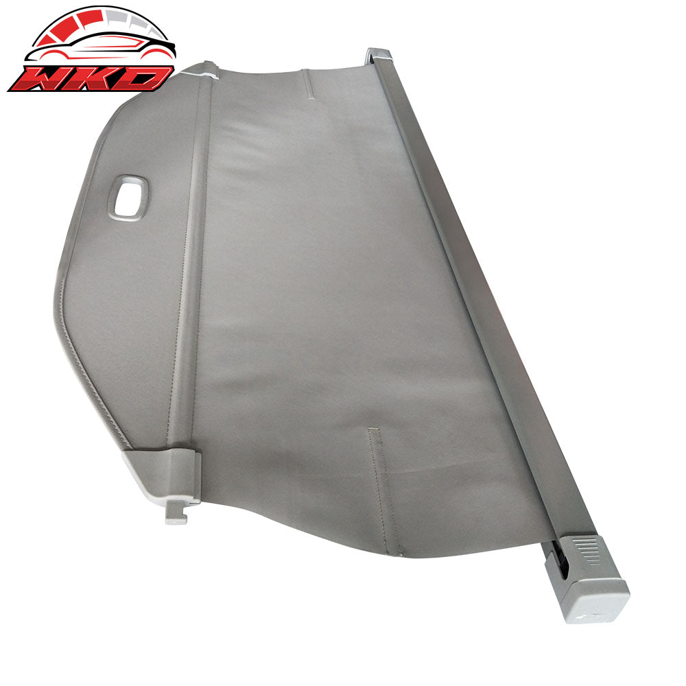 Fits 19-23 Hyundai Santa Fe Retractable Rear Trunk Cargo Cover Shield Shade Grey