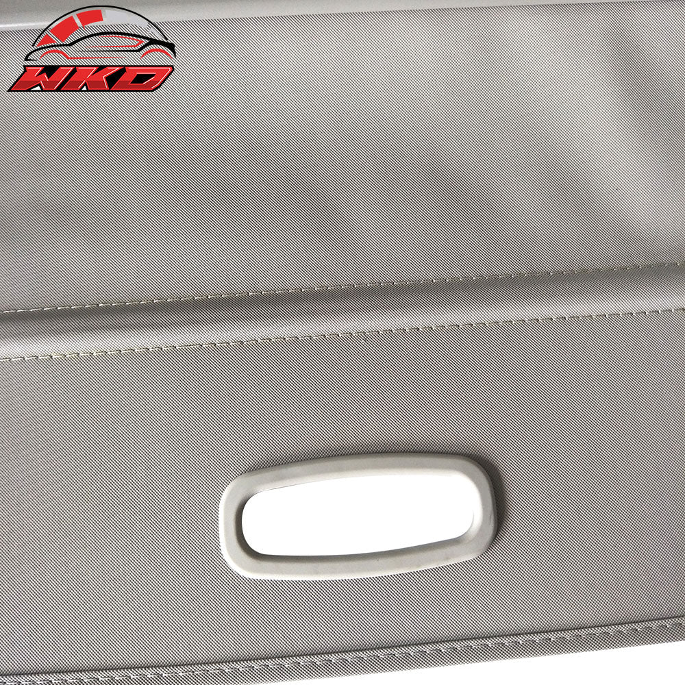 Fits 19-23 Hyundai Santa Fe Retractable Rear Trunk Cargo Cover Shield Shade Grey