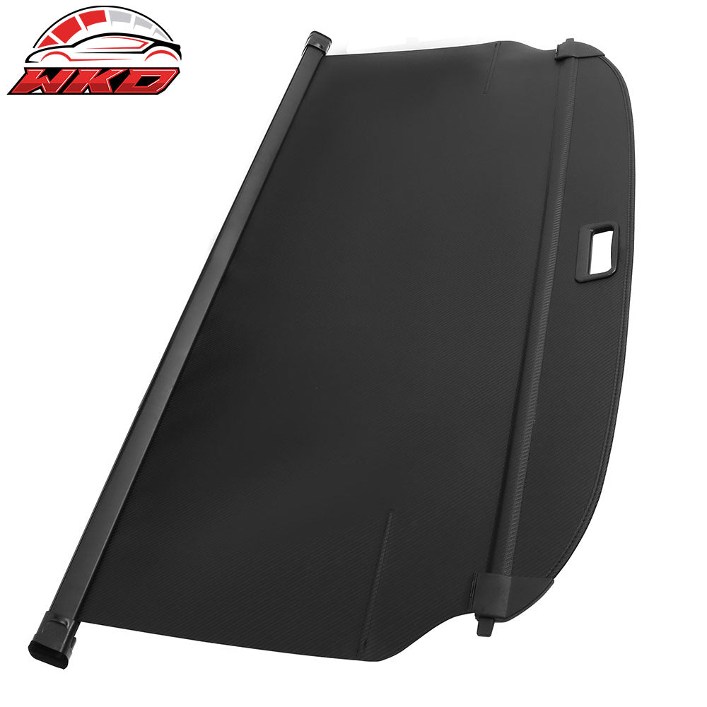 Fits 24-26 Hyundai Santa Fe Carbon Fiber Print Retractable Rear Cargo Cover