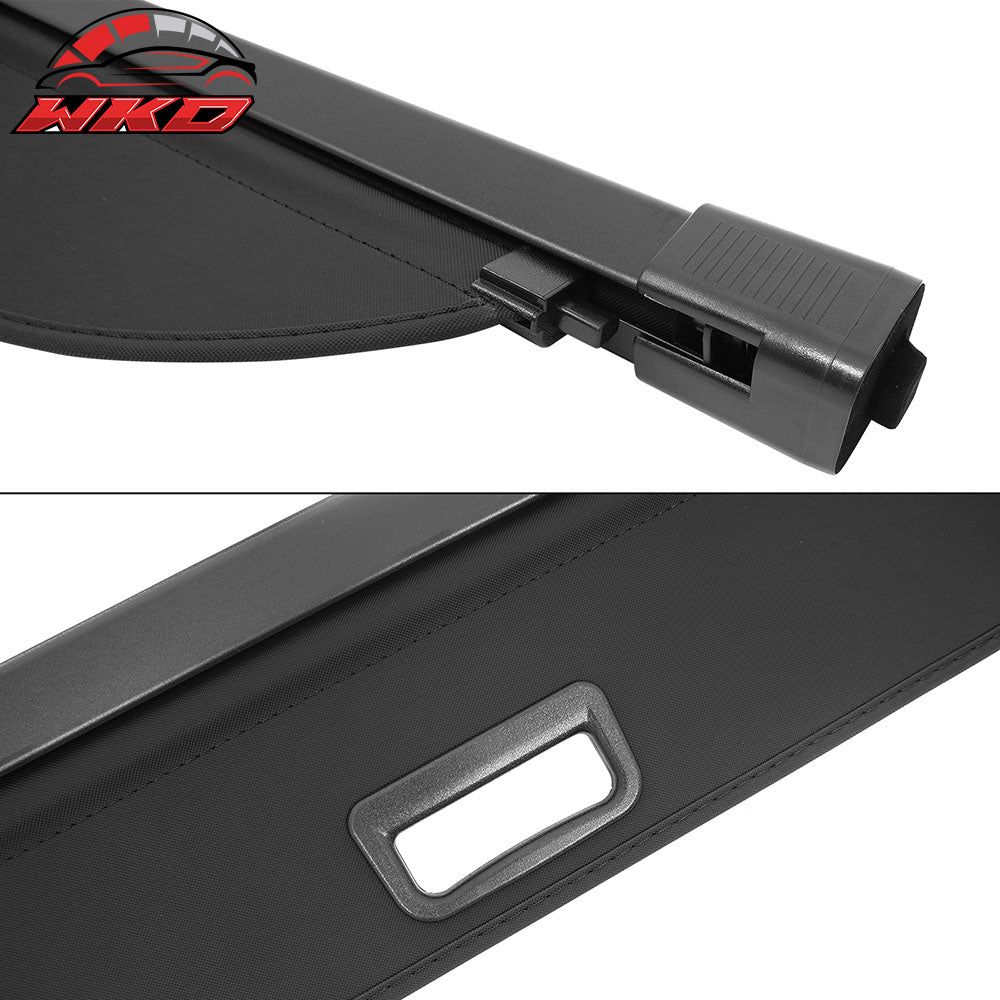 Fits 07-17 Jeep Patriot/Compass Retractable Rear Trunk Privacy Cargo Cover Black