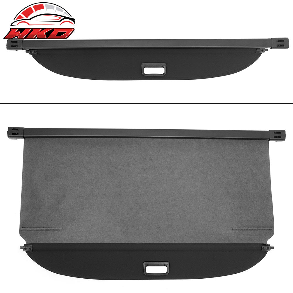 Fits 07-17 Jeep Patriot/Compass Retractable Rear Trunk Privacy Cargo Cover Black