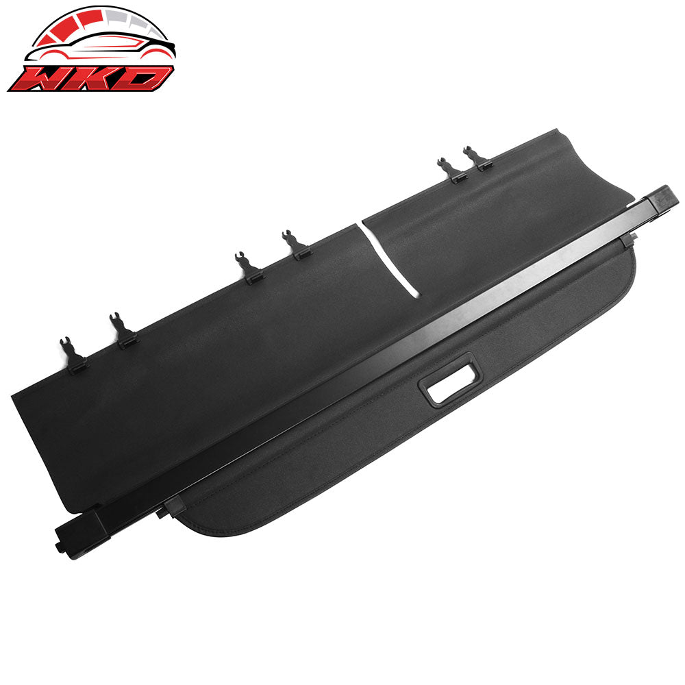Fits 14-18 Jeep Cherokee Black Retractable Tonneau Cargo Cover Security Shade