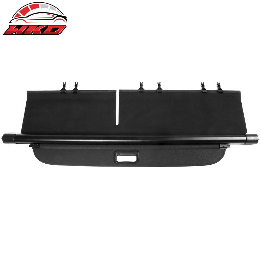 Fits 14-18 Jeep Cherokee Black Retractable Tonneau Cargo Cover Security Shade