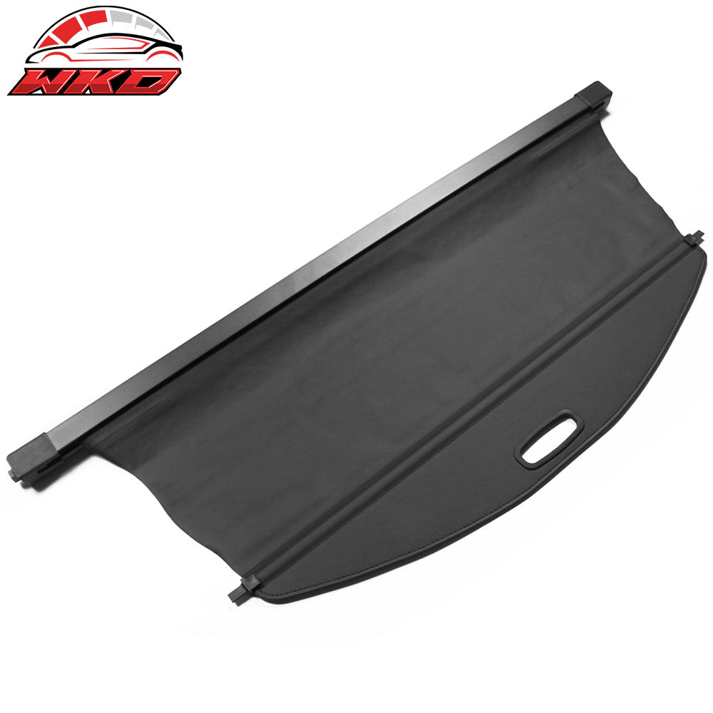 Fits 19-23 Jeep Cherokee Tonneau Cargo Shade Cover Black Vinly+Aluminum Rod