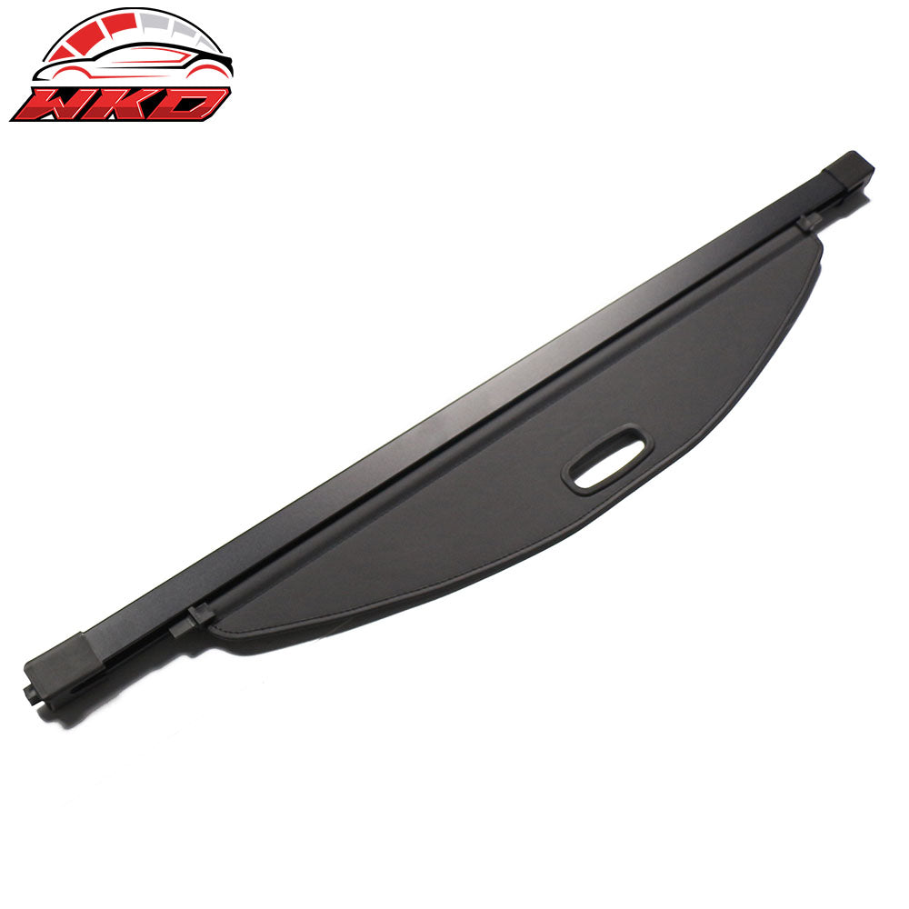 Fits 19-23 Jeep Cherokee Tonneau Cargo Shade Cover Black Vinly+Aluminum Rod