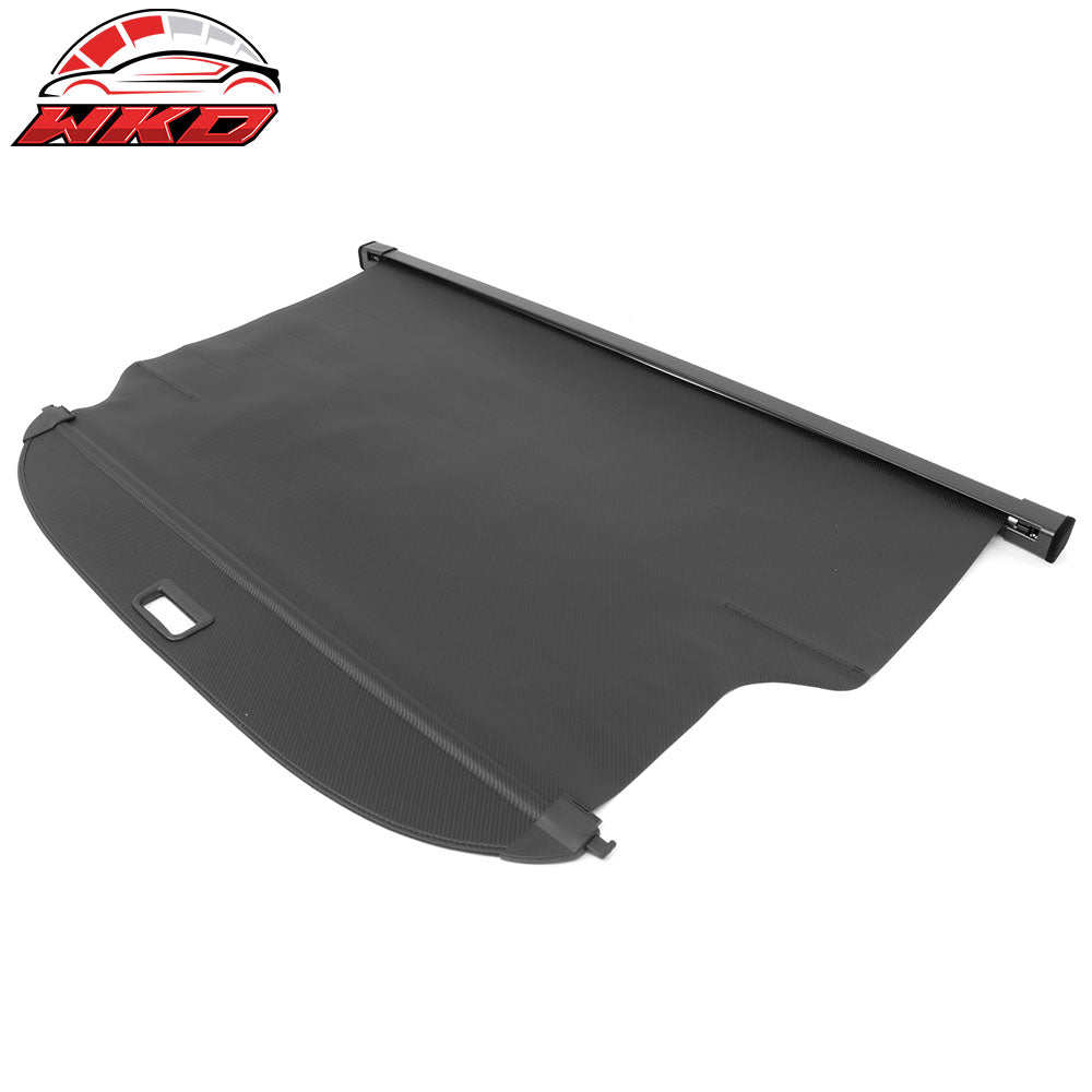 Fits 20-25 Kia Telluride Retractable Rear Trunk Cargo Cover Carbon Fiber Print