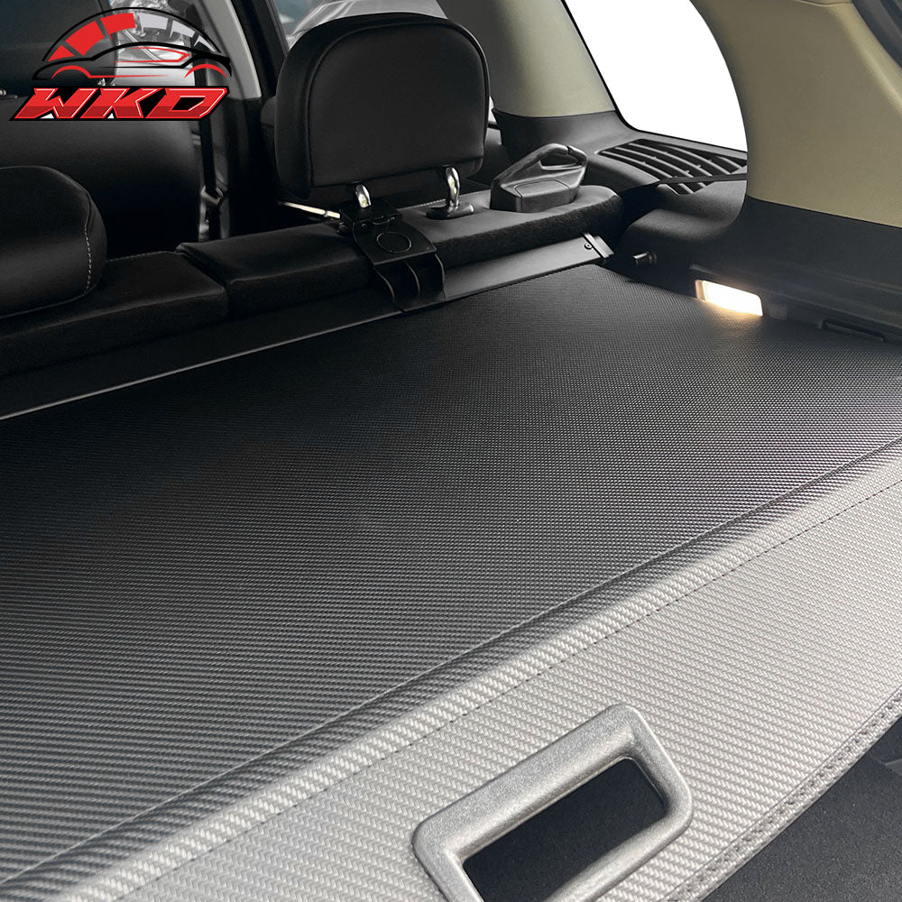 Fits 20-25 Lincoln Corsair Retractable Rear Trunk Cargo Cover Carbon Fiber Print