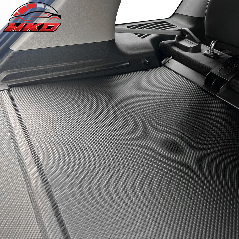 Fits 20-25 Lincoln Corsair Retractable Rear Trunk Cargo Cover Carbon Fiber Print