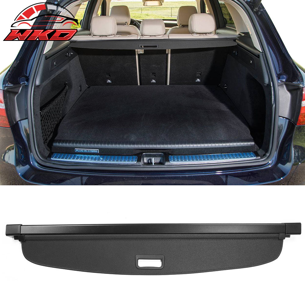 Fits 16-22 Benz X253 C253 GLC-Class Retractable Rear Trunk Privacy Cargo Cover
