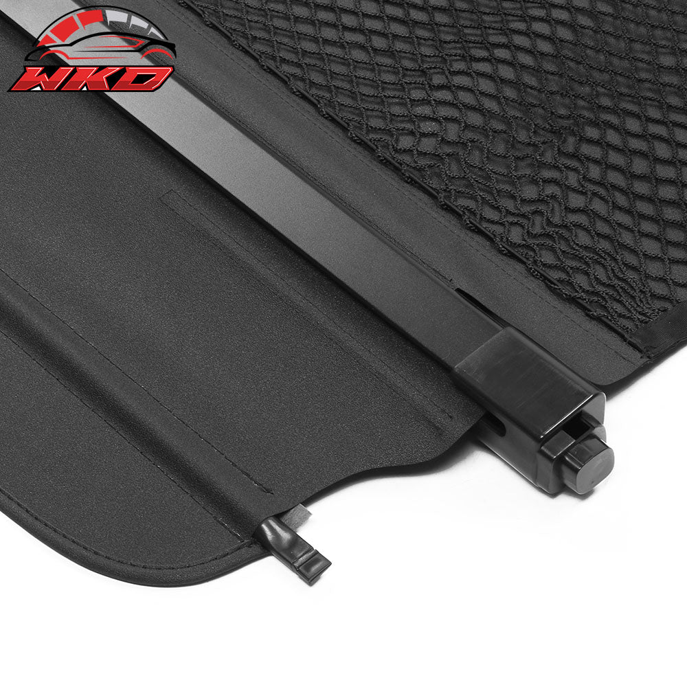 Fits 16-19 Smart EQ Fortwo 2DR Black Rear Security Tonneau Cargo Shade Cover PVC