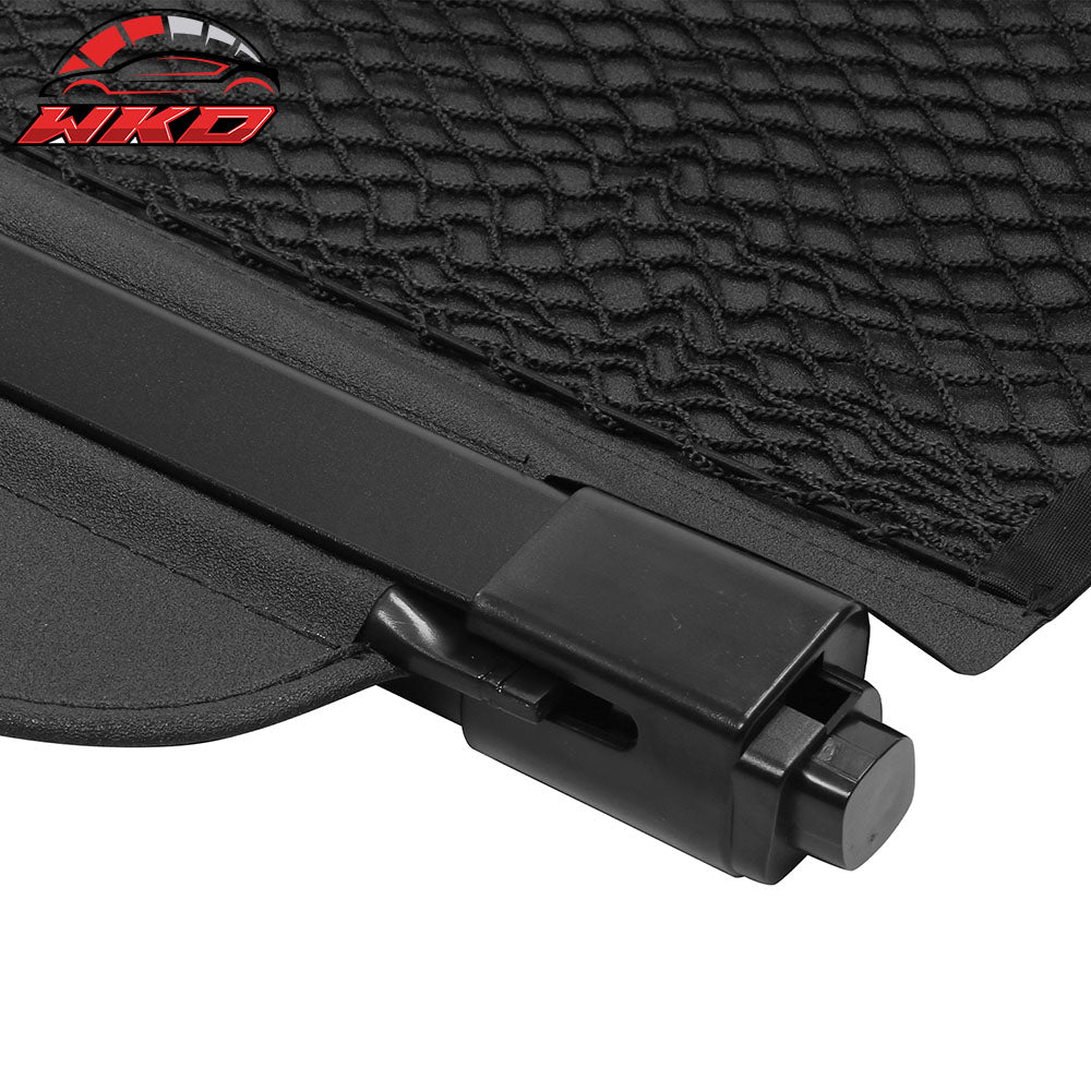 Fits 16-19 Smart EQ Fortwo 2DR Black Rear Security Tonneau Cargo Shade Cover PVC