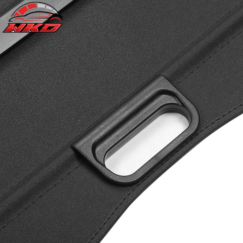 Fits 16-19 Smart EQ Fortwo 2DR Black Rear Security Tonneau Cargo Shade Cover PVC