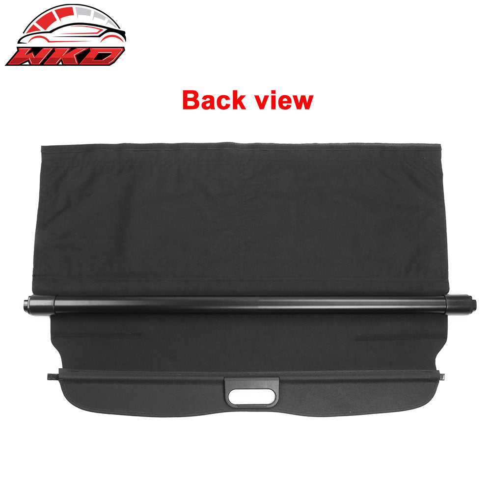 Fits 16-19 Smart EQ Fortwo 2DR Black Rear Security Tonneau Cargo Shade Cover PVC