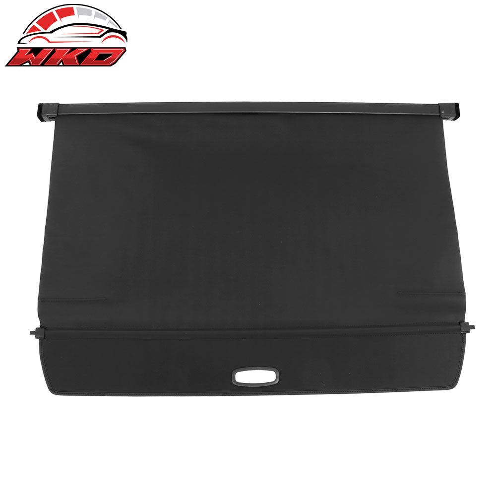 Fits 22-25 Rivian R1S Retractable Rear Trunk Cargo Luggage Cover Canvas Black