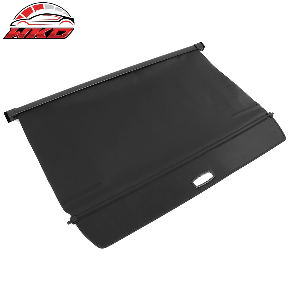 Fits 22-25 Rivian R1S Retractable Rear Trunk Cargo Luggage Cover Canvas Black