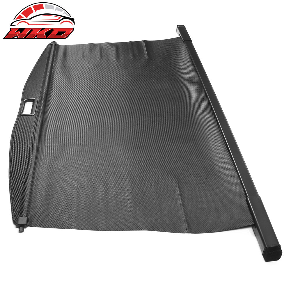 Fits 20-25 Toyota Highlander Retractable Cargo Cover Carbon Fiber Texture Style