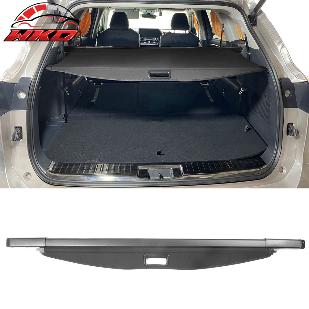 Fits 20-25 Toyota Highlander Retractable Rear Cargo Cover Canvas Texture Style