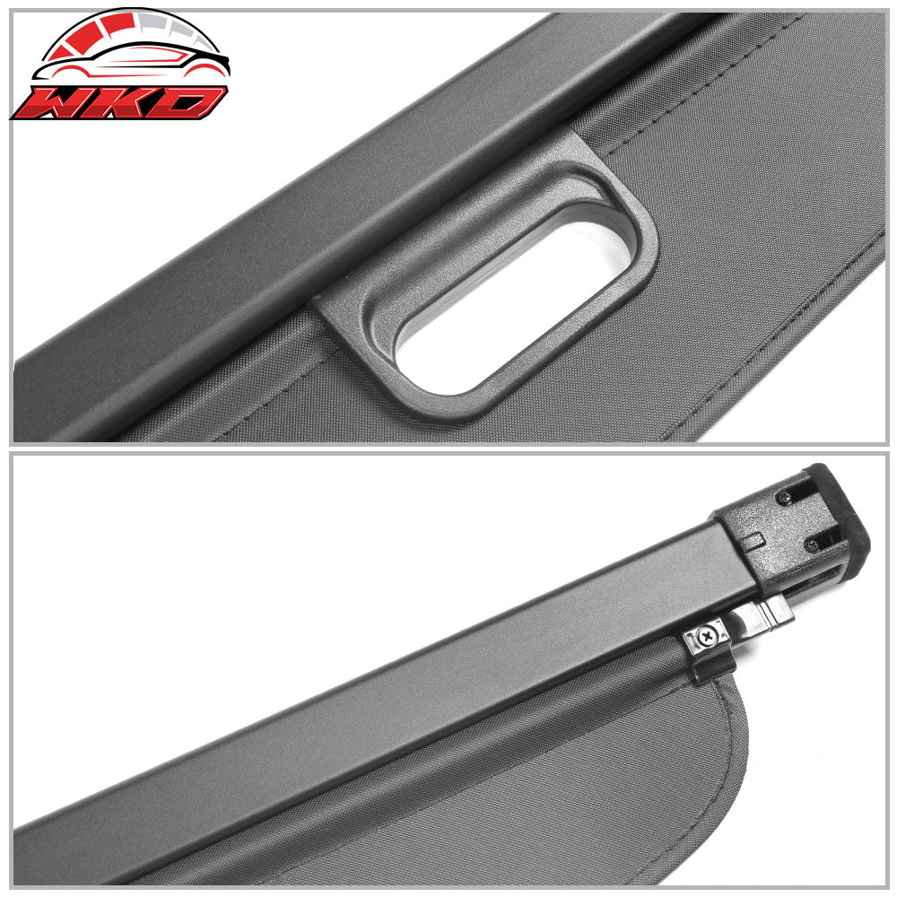 Fits 19-25 Toyota RAV4 XA50/RAV4 Prime Retractable Rear Trunk Cargo Cover Black