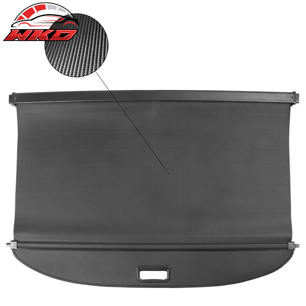 Fits 20-22 Tesla Model Y Retractable Rear Cargo Cover Carbon Fiber Texture Style