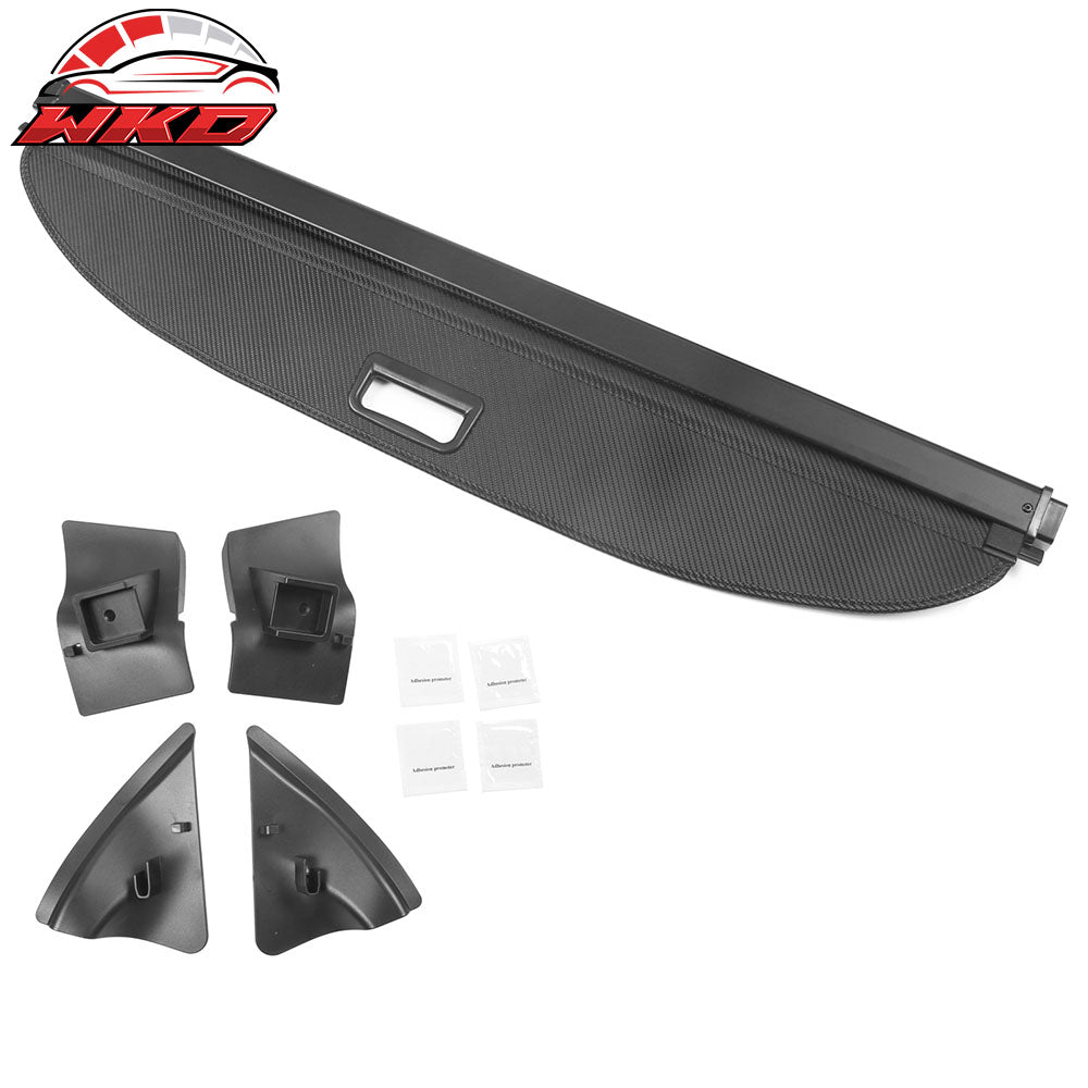 Fits 20-22 Tesla Model Y Retractable Rear Cargo Cover Carbon Fiber Texture Style