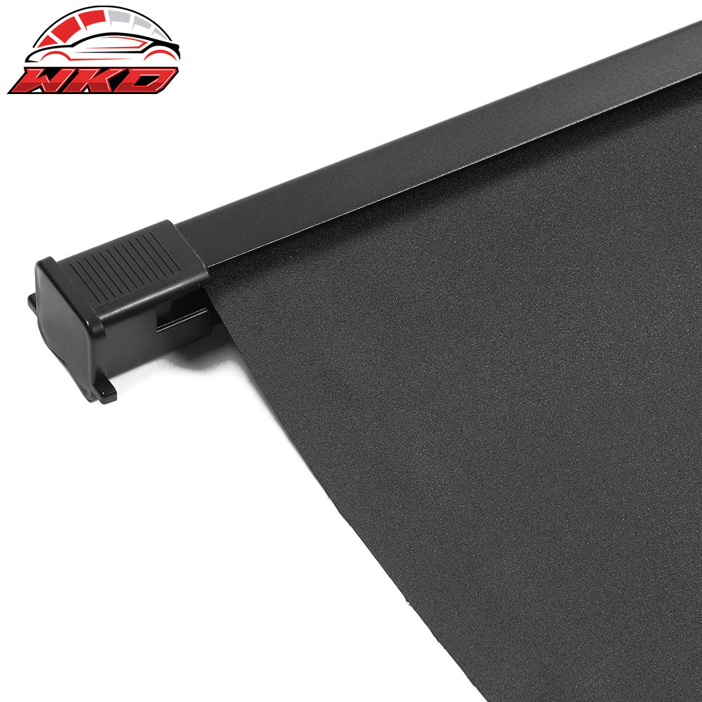 Fits 16-26 Volvo XC90 Black Rear Trunk Security Tonneau Cargo Shade Cover - PVC
