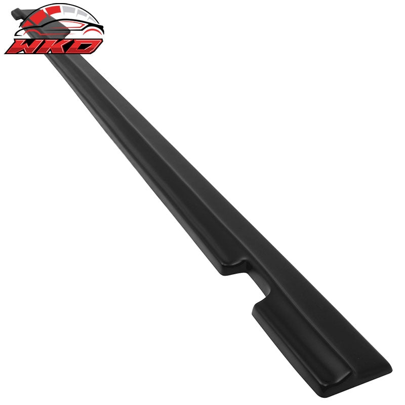 Fits 15-23 Dodge Challenger SXT Style Black Primer PP Side Skirts Diffusers Lips