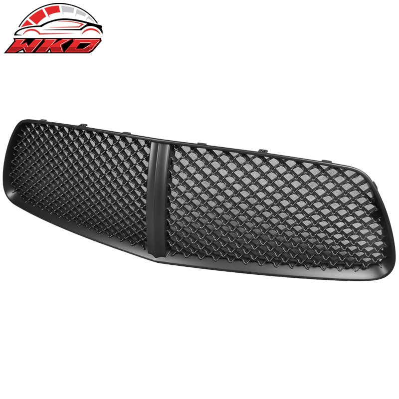 Fits 11-14 Dodge Charger Black Honeycomb Mesh Front Hood Bumper Grill Grille ABS