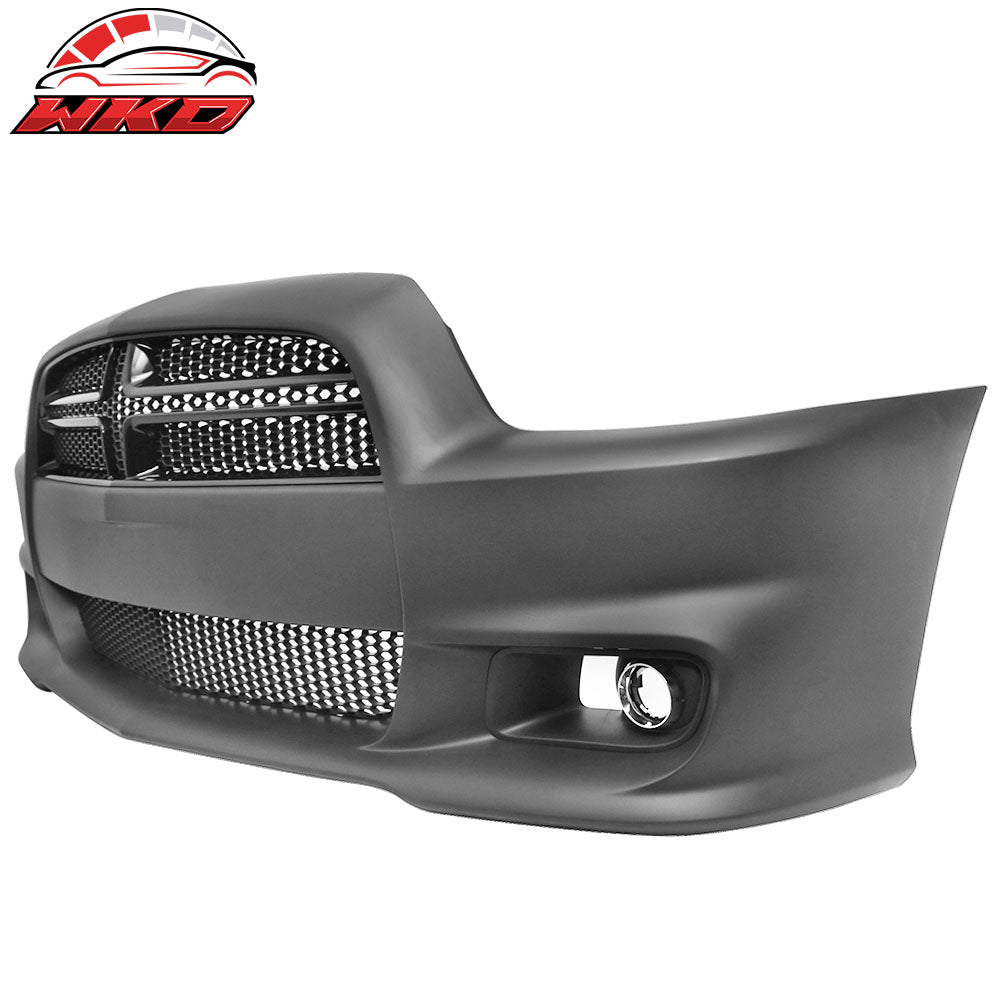 Fits 11-14 Dodge Charger SRT8 Style Front Bumper Cover Conversion Replacement PP