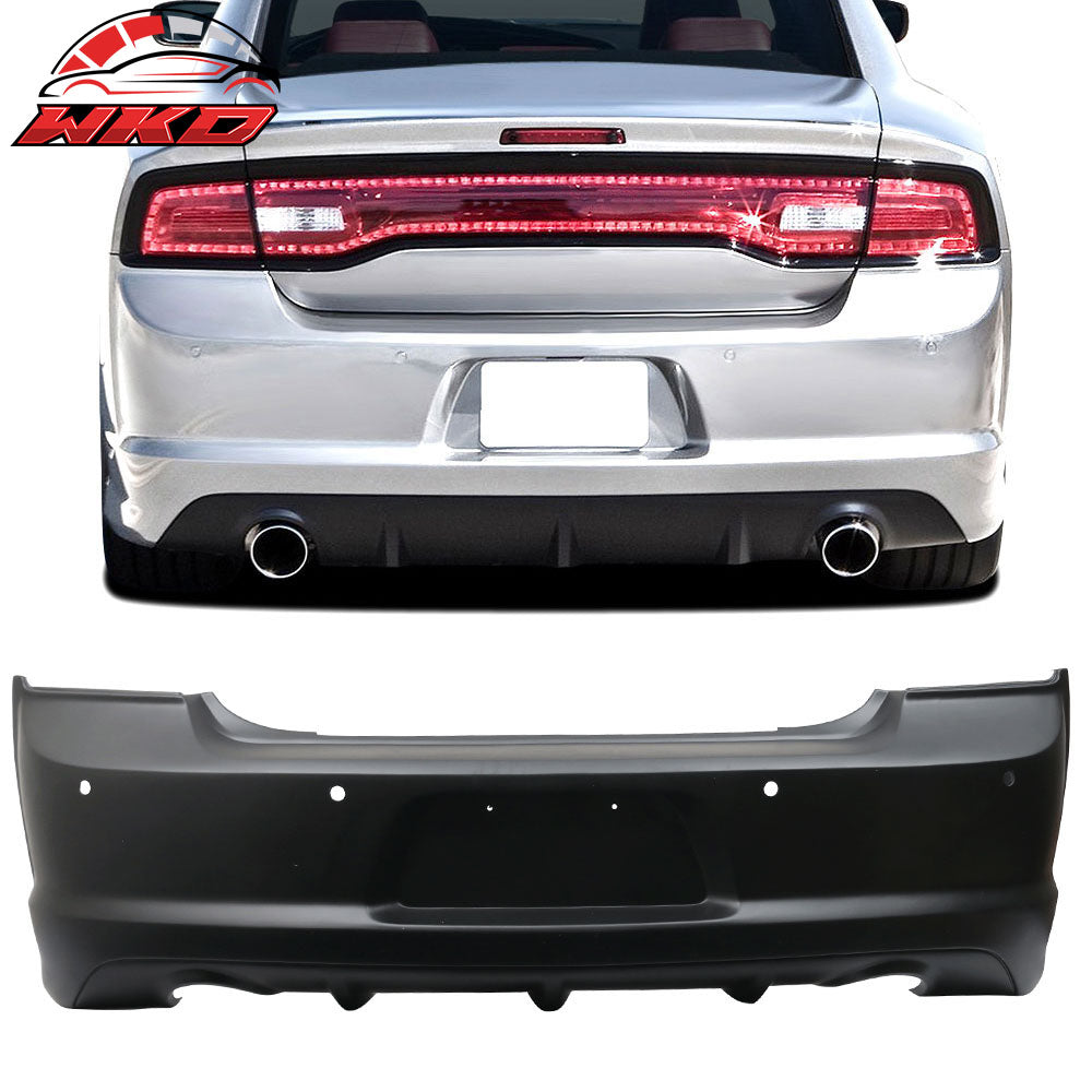 Fits 11-14 Dodge Charger Rear Bumper Cover Conversion - PP Polypropylene