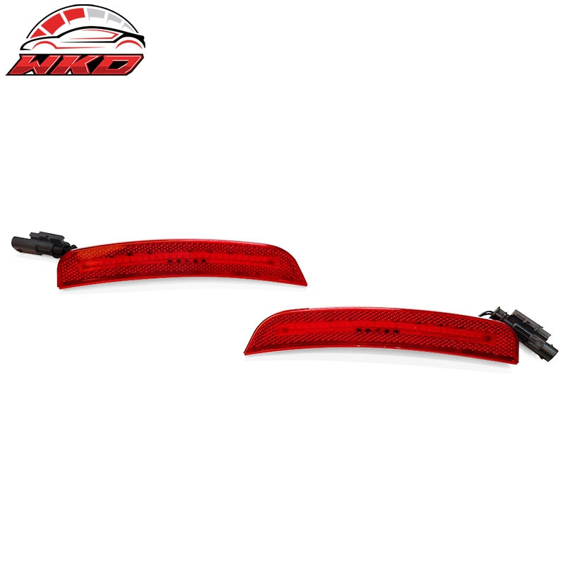 Wholesale 15-23 Dodge Charger Front & Rear LED Side Marker Lights Lamps Red Lens 4PCS - Wikond Auto