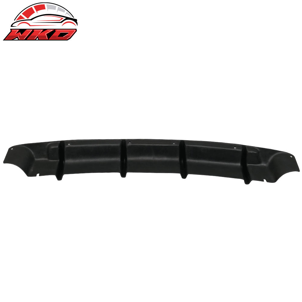 Fits 06-10 Dodge Charger Ikon Aero 4 Fin Rear Lip Bumper Valance Diffuser